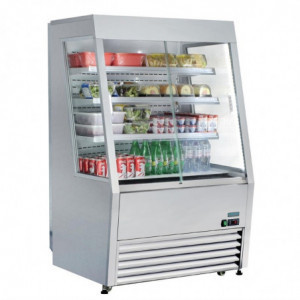 Vitrina mural refrigerada positiva con 3 estantes de 918 mm - Polar - Fourniresto