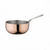 Flared Copper 3 Layer Induction Saute Pan Ø 200 mm - Vogue - Fourniresto