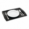 Bandeja SelfService con Asas Negro 420 x 305 mm - Olympia KRISTALLON - Fourniresto