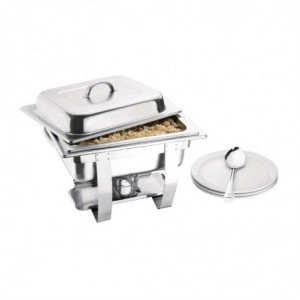 Chafing Dish Inox GN 1/2 3,7 L - Olympia - Fourniresto