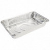 Bandeja rectangular de aluminio GN 1/1 9,6 L - Lote de 5 - Fiesta - Fourniresto