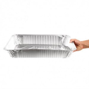 Bandeja Rectangular de Aluminio GN 1/2 3,6 L - Lote de 5 - Fiesta - Fourniresto