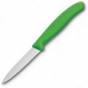 Cuchillo de oficina verde hoja dentada 8 cm - Victorinox - Fourniresto