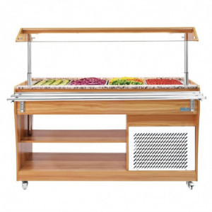 Buffet Refrigerado Central 4 GN 1/1 - Polar - Fourniresto