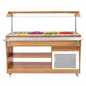 Refrigerated Central Buffet 4 GN 1/1 - Polar - Fourniresto