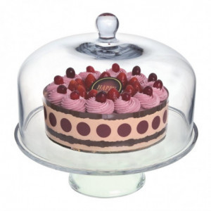 Cloche à Gâteau en Verre Ø 285 mm - Olympia - Fourniresto