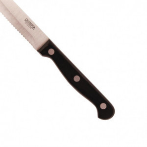 Cuchillo de carne redondeado negro - Lote de 12 - Olympia - Fourniresto