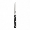 Cuchillo de carne redondeado negro - Lote de 12 - Olympia - Fourniresto