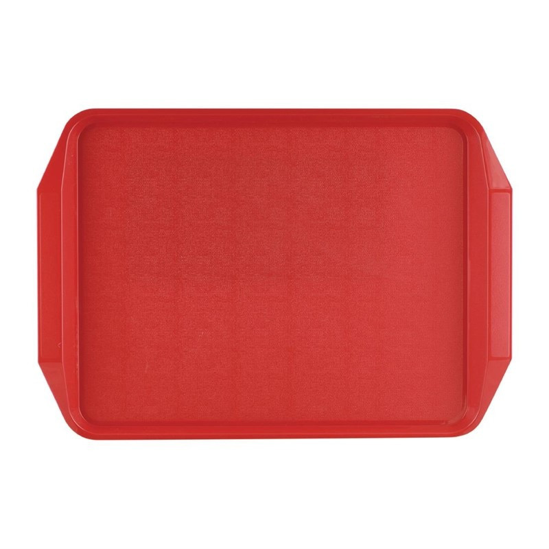 Bandeja Roja con Asas 435x305mm - Roltex - Fourniresto