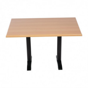 Tablero de mesa rectangular preperforado de haya - Bolero - Fourniresto