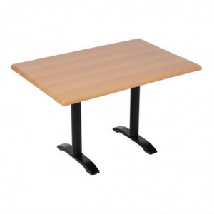 Tablero de mesa rectangular preperforado de haya - Bolero - Fourniresto