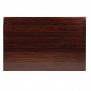 Plateau de Table Rectangulaire Pré Percé Marron Foncé - Bolero - Fourniresto