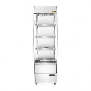 Vitrine Libre Service Chauffante Slim 220L - Buffalo - Fourniresto