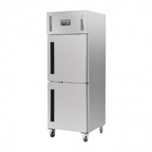 Armario refrigerado positivo de 2 puertas GN 2/1 Serie G 600 L - Polar - Fourniresto