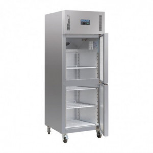 Armario refrigerado positivo de 2 puertas GN 2/1 Serie G 600 L - Polar - Fourniresto