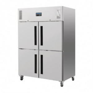 Armario refrigerado positivo de 2 puertas GN 2/1 Serie G 1200 L - Polar - Fourniresto