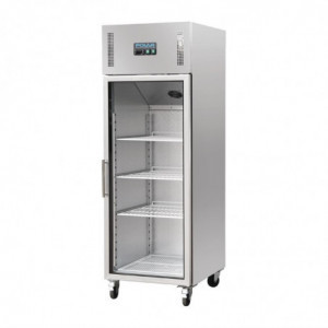 Vitrina refrigerada positiva simple GN 2/1 serie G 600 L - Polar - Fourniresto