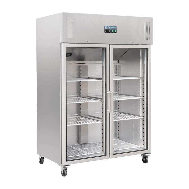 Vitrina refrigerada positiva simple GN 2/1 Serie G 600 L - Polar - Fourniresto