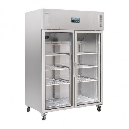 Vitrina refrigerada positiva simple GN 2/1 Serie G 600 L - Polar - Fourniresto