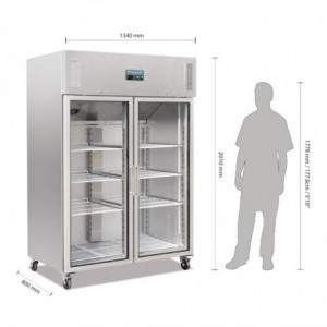 Refrigerated Display Case Positive Single GN 2/1 Series G 600 L - Polar - Fourniresto