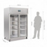 Vitrina refrigerada positiva simple GN 2/1 Serie G 600 L - Polar - Fourniresto