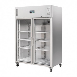 Vitrina refrigerada positiva simple GN 2/1 Serie G 600 L - Polar - Fourniresto