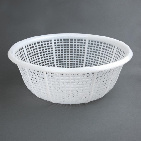 Rectangular White Strainer 357 x 270mm - Vogue - Fourniresto