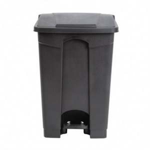 Cubo de basura de cocina con pedal negro 45L - Jantex - Fourniresto