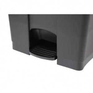 Cubo de basura de cocina con pedal negro 65L - Jantex - Fourniresto