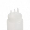 Flexible Transparent Bottle 3 nozzles 681ml - Vogue - Fourniresto