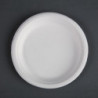 Assiettes en Bagasse Compostables 17,9cm - Lot de 50  - Fiesta Green - Fourniresto