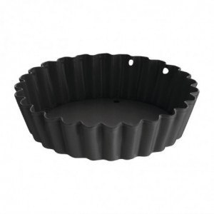 Molde para tartaletas canelé antiadherente con fondo desmontable de 8 cm - Lote de 3 - Vogue - Fourniresto