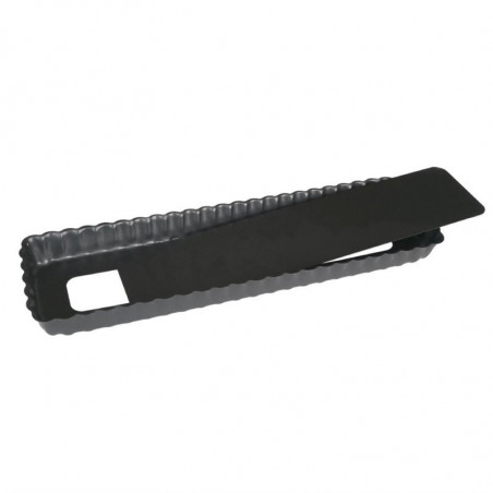 Molde para tarta rectangular antiadherente con fondo desmontable de 360 mm - De Buyer - Fourniresto