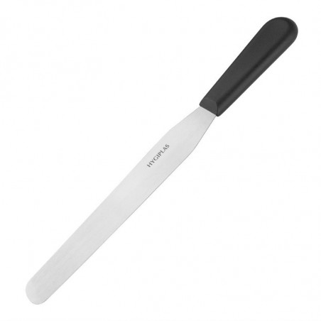 Cuchillo espátula de hoja recta de acero inoxidable de 255 mm - Hygiplas - Fourniresto