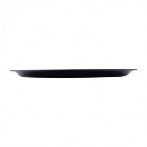 Plateau Antidérapant Noir Blackline Rond Ø 310mm - Roltex - Fourniresto