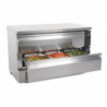 Zócalo Doble Refrigerado 2 Cajones Serie U 6x GN 1/1 - Polar - Fourniresto