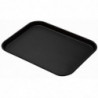 Plato Redondo de Fibra de Vidrio Antideslizante Negro Treadlite Ø 457 mm - Cambro - Fourniresto