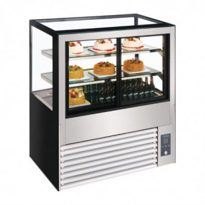 Vitrina de servicio trasero refrigerada Serie U 900mm - Polar - Fourniresto