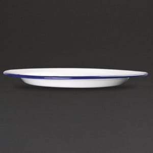 Enamelled Steel Bowl 155mm - Set of 6 - Olympia - Fourniresto