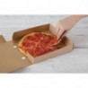 Cajas de pizza Kraft de 23 cm - Paquete de 100 - Fiesta Green - Fourniresto