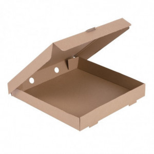 Cajas de pizza Kraft de 30 cm - Paquete de 100 - Fiesta Green - Fourniresto