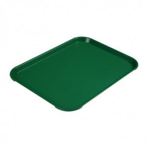 Bandejarectangular verde de polipropileno para comida rápida de 410 mm - Cambro - Fourniresto