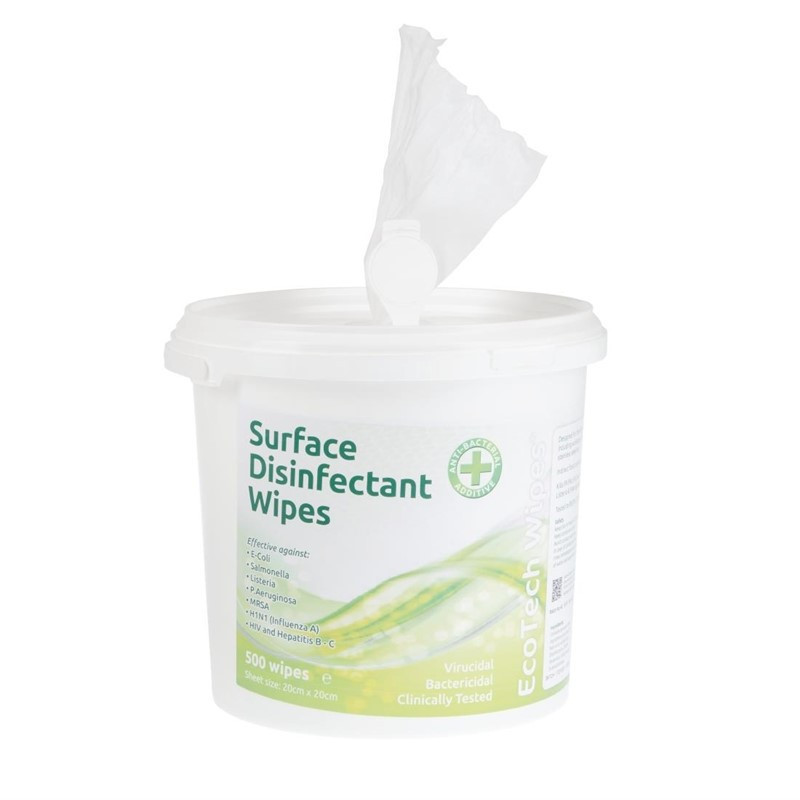 Boîte de Lingettes Désinfectantes de Surface - Lot de 500 - FourniResto - Fourniresto