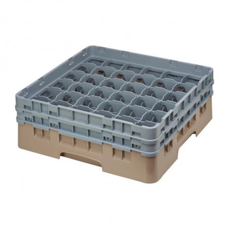 Casillero para Vasos 36 Compartimentos Camrack Beige Altura Máxima 215mm - Cambro - Fourniresto