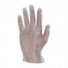 Guantes desechables de vinilo sin polvo talla XL - Lote de 100 - FourniResto - Fourniresto