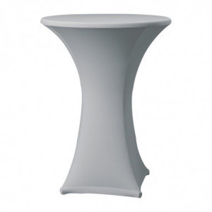 Funda de mesa extensible Samba gris para mesa con patas rectas - FourniResto - Fourniresto
