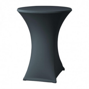Funda de mesa extensible Samba antracita para mesa con patas cruzadas - FourniResto - Fourniresto