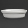 White Oval Gratin Dishes 145 x 104mm - Set of 6 - Olympia - Fourniresto