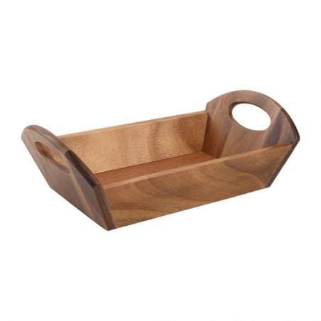 Cesto de mesa de acacia con asas - T&G Woodware - Fourniresto