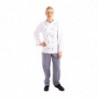 Chaqueta de cocina unisex Chicago de manga larga blanca talla L - Whites Chefs Clothing - Fourniresto